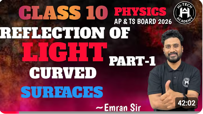 Reflection of Light at Curved Surfaces – Class 10 Made Easy!