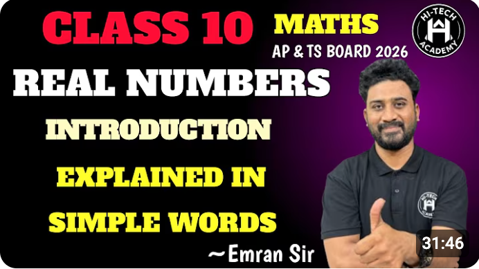 RealNumbers, Introduction-Basics You Must Know!